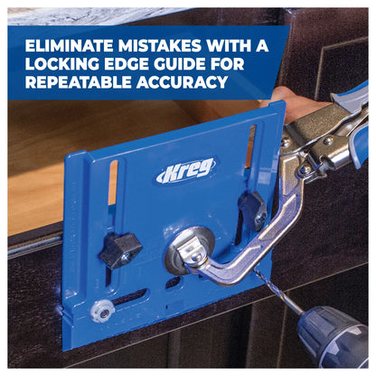 Kreg Cabinet Hardware Jig - locking edge guide (KGKHI-PULL)