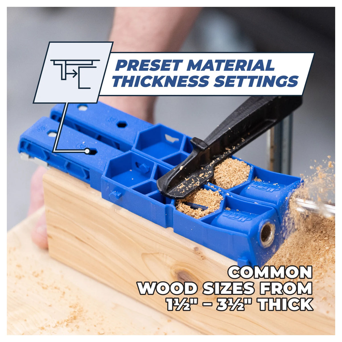 Kreg Pocket-Hole Jig XL - preset material thickness (KGKPHJ920)