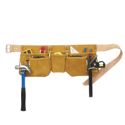 Kuny's 11-Pocket Journeyman Carpenter Full-Grain Leather Apron