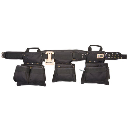 Kuny's 18-Pocket 5pc Professional Carpenter Combo Apron - Black