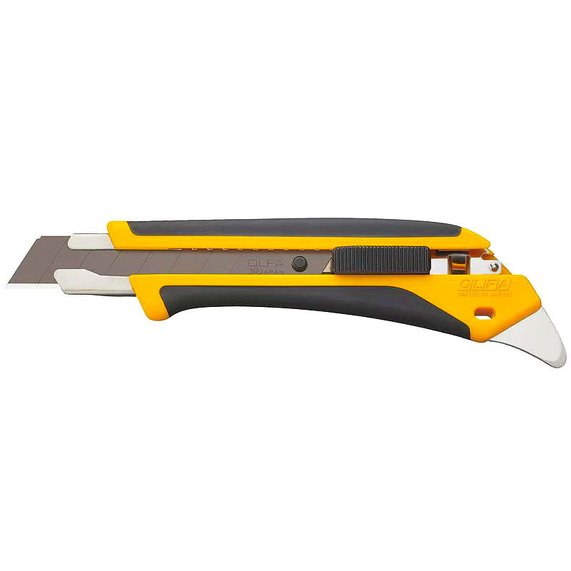 OLFA LA-X 18mm Heavy-Duty X-Series Fibreglass Utility Knife with Rubber Grip