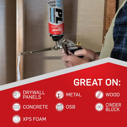 LePage 598g PL Drywall Foam Construction Adhesive - Beige
