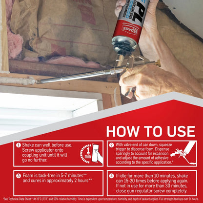 LePage 598g PL Drywall Foam Construction Adhesive - Beige