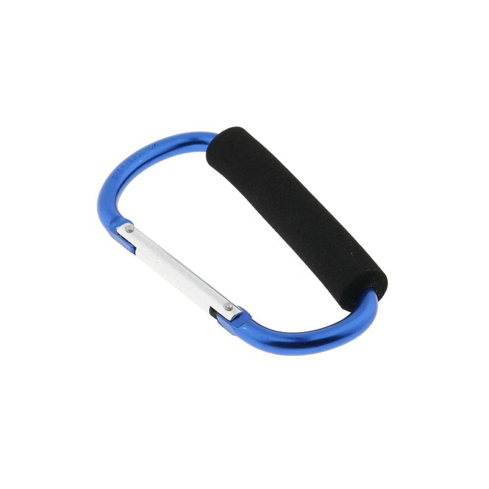 SHOPRO H007785 7in Cushion Handle Jumbo Aluminum Utility Carabiner