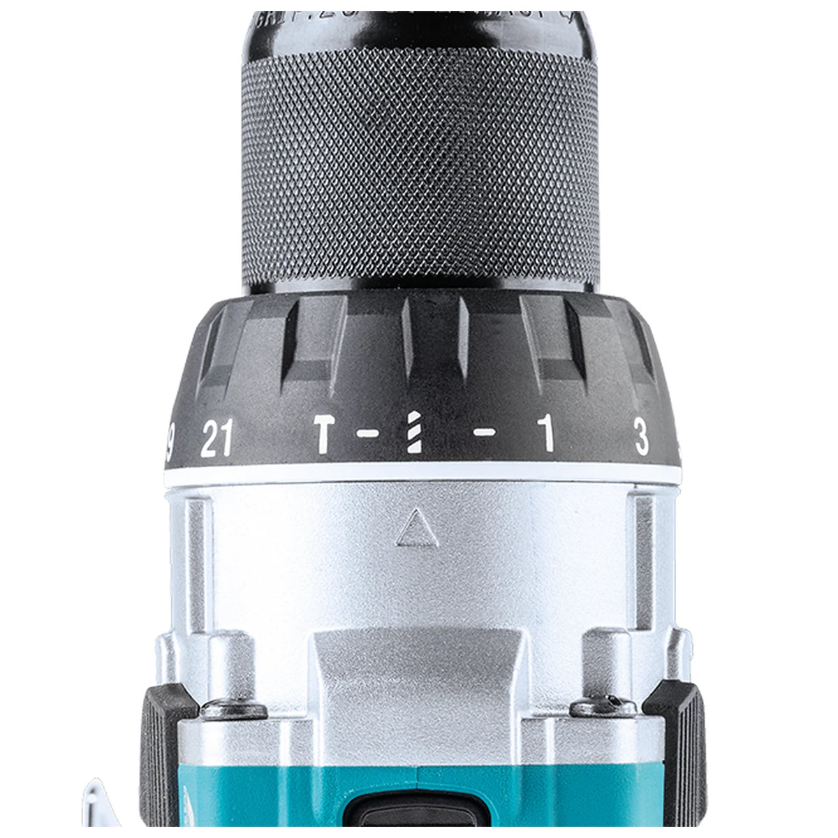 Makita DHP489Z torque and clutch adjustment collar close-up