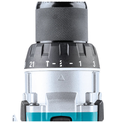 Makita DHP489Z torque and clutch adjustment collar close-up