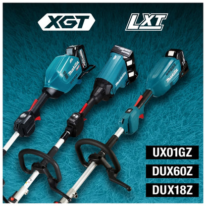 Makita UX01GZ, DUX60Z and DUX18Z split shaft power unit lineup