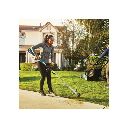 Makita DUX18Z power unit operating an edger attachment
