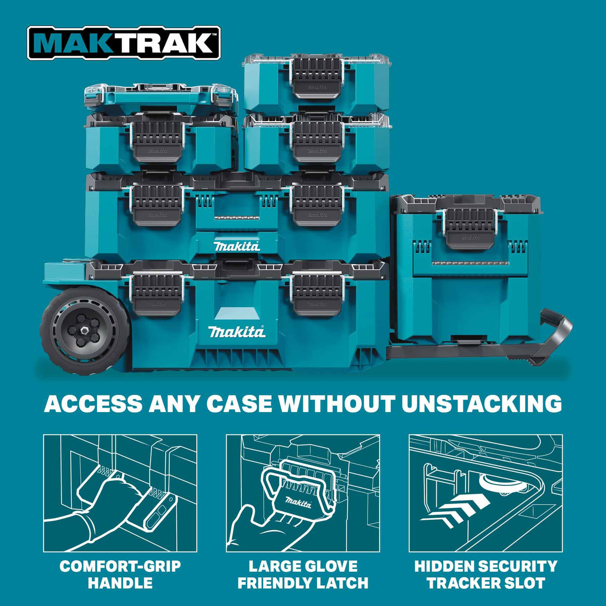 Makita MAKTRAK Large Tool Box Modular Storage