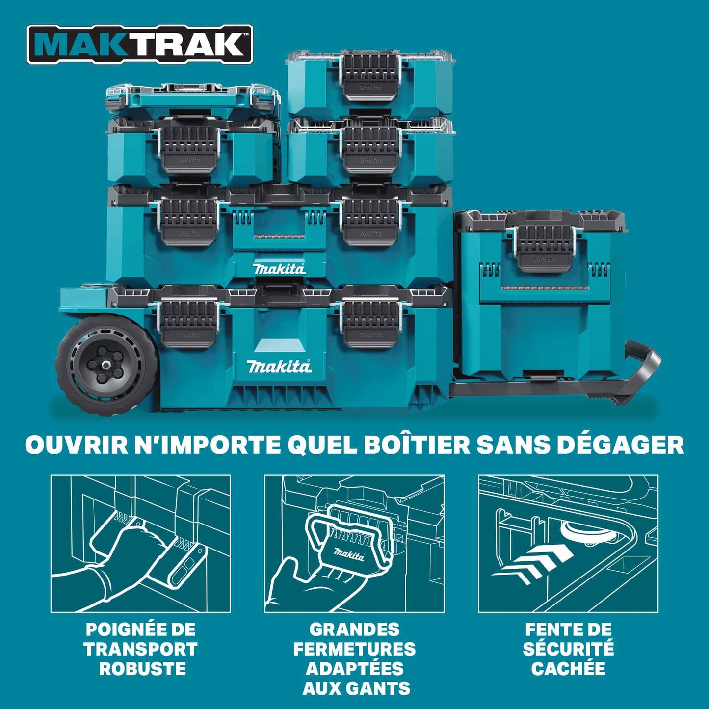 Makita MAKTRAK Deep Medium Organizer
