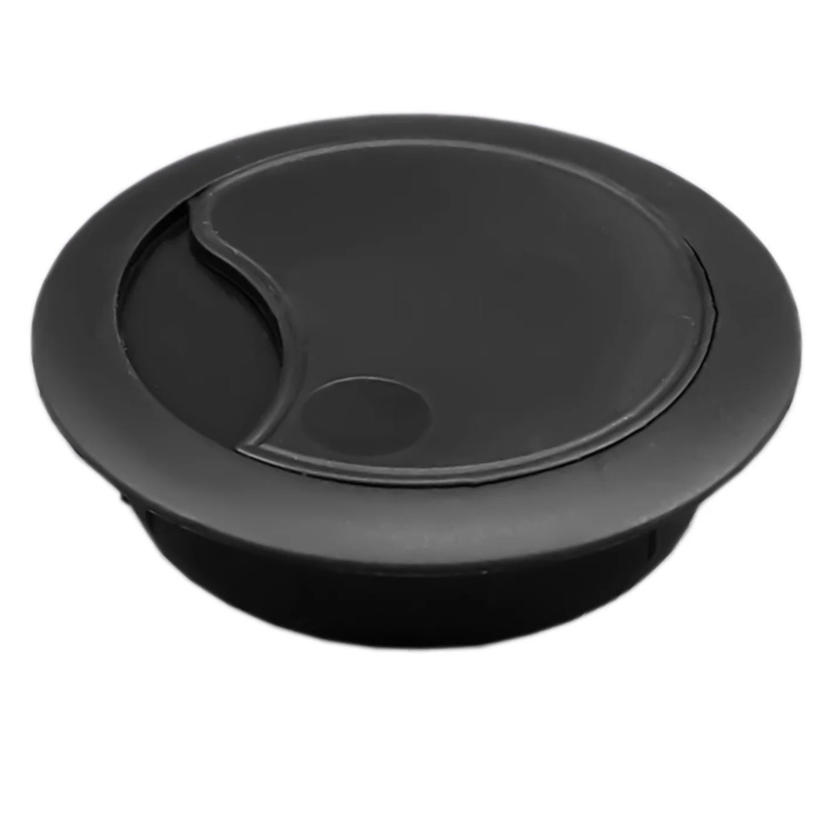 Marathon Hardware 60mm (2-3/8in) Black Plastic Cable Grommet