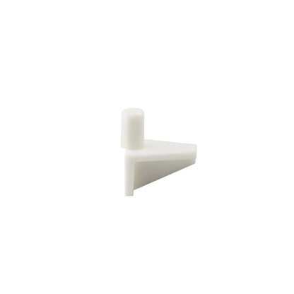 Marathon Hardware Shelf Support Pin 5mm White Plastic - 24pk