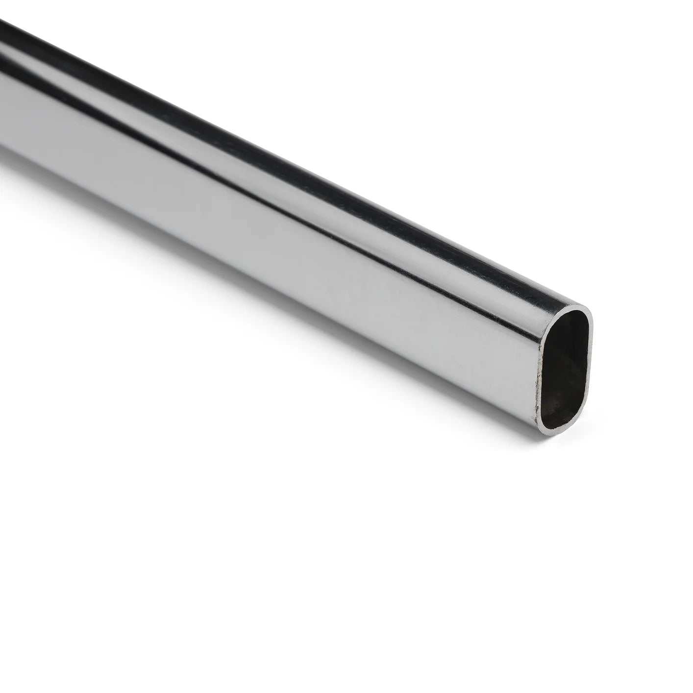 Marathon Hardware 8' Chrome Oval Closet Rod