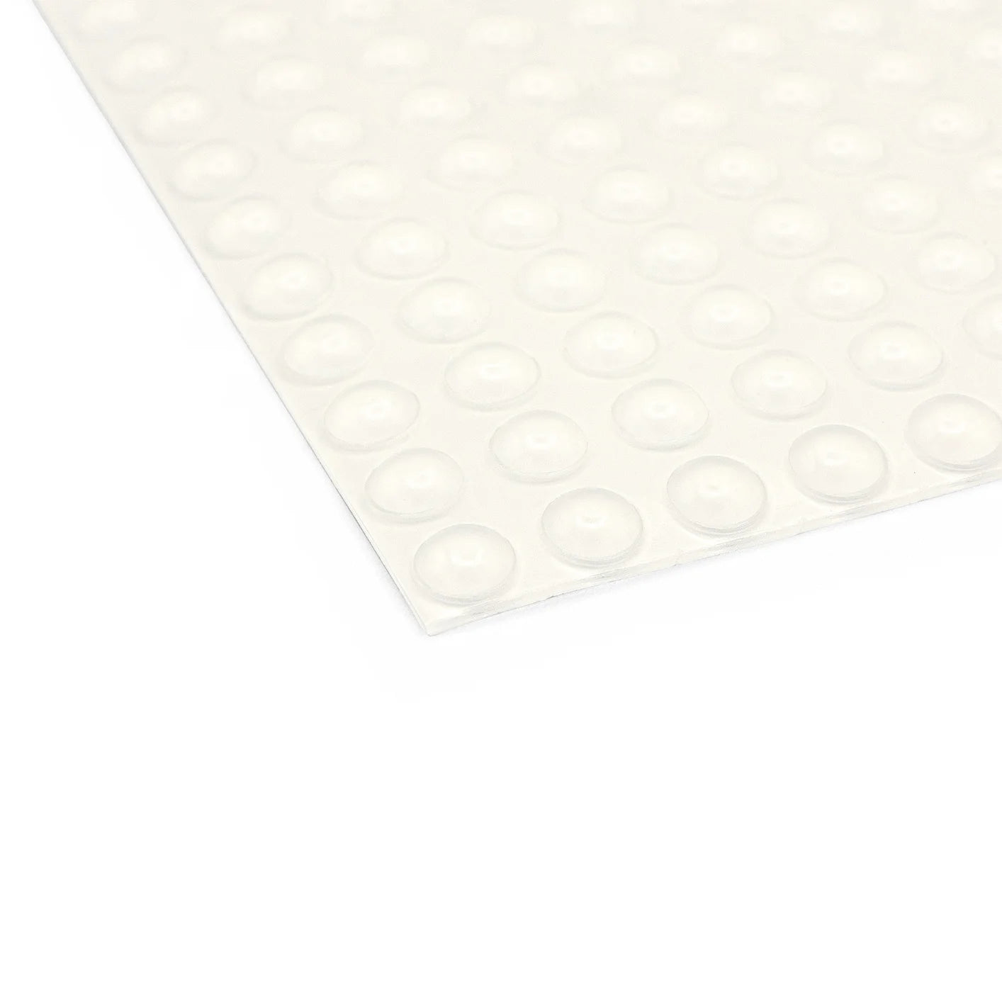 Marathon Hardware Self Adhesive Bumpers 9.5 x 3.8mm Hemispherical Clear