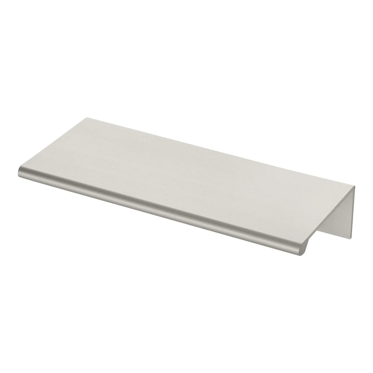 Marathon Hardware Ipswich Contemporary Edge Pull Handle - 100mm, Satin Nickel