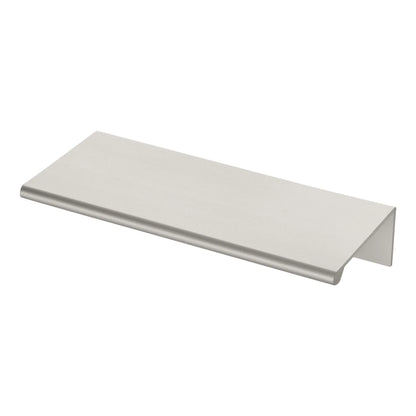Marathon Hardware Ipswich Contemporary Edge Pull Handle - 100mm, Satin Nickel