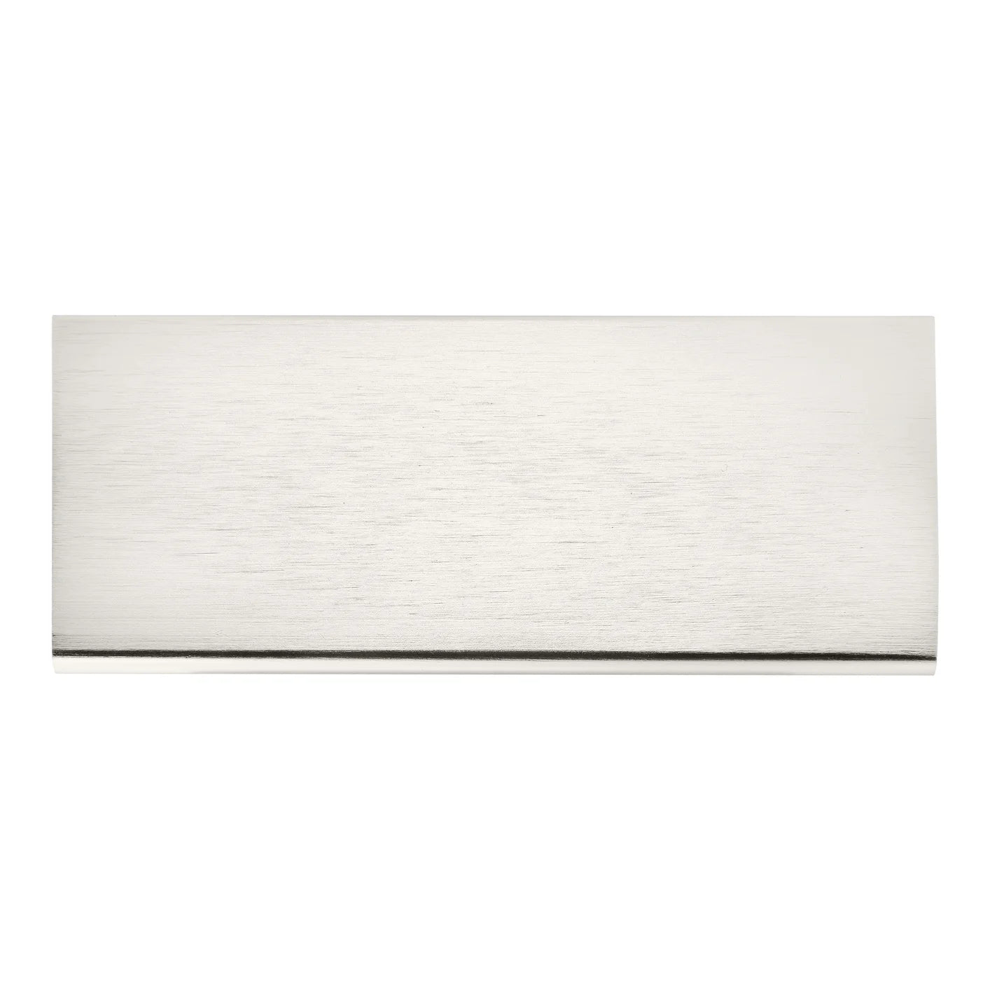 Marathon Hardware Ipswich Contemporary Edge Pull Handle - 100mm, Satin Nickel