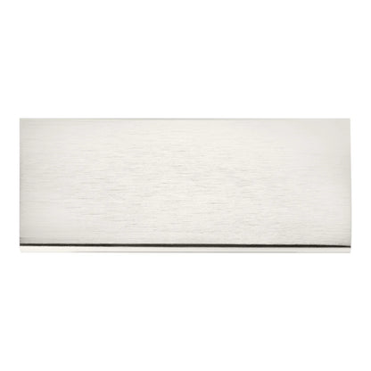 Marathon Hardware Ipswich Contemporary Edge Pull Handle - 100mm, Satin Nickel