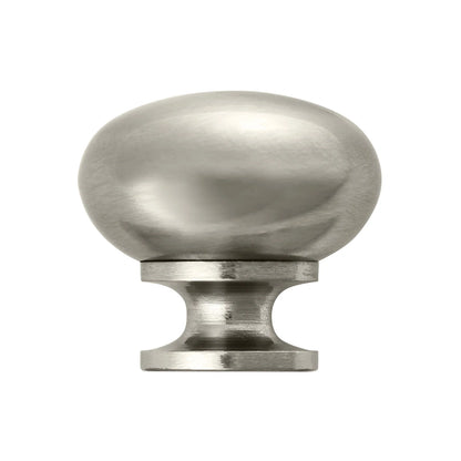 Marathon Hardware Cabinet Volta Knob Handle - 32mm Brushed Nickel