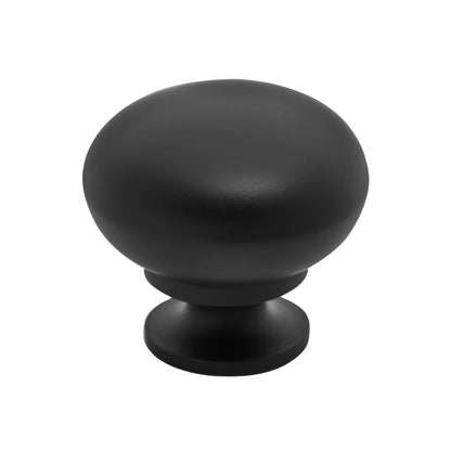 Marathon Hardware Cabinet Volta Knob Handle - 32mm Matte Black