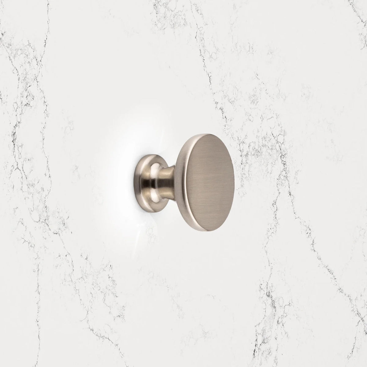 Marathon Hardware Cabinet Mesa Knob Handle - 37mm Brushed Satin Nickel