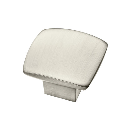 Marathon Hardware Cabinet Burton Knob Handle - 31mm Brushed Nickel