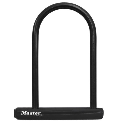 Master Lock U-Lock with 6-1/8in Wide Shackle & Vinyl Coating