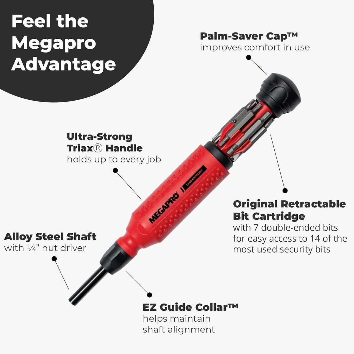 MegaPro 15-in-1 Tamperproof Screwdriver