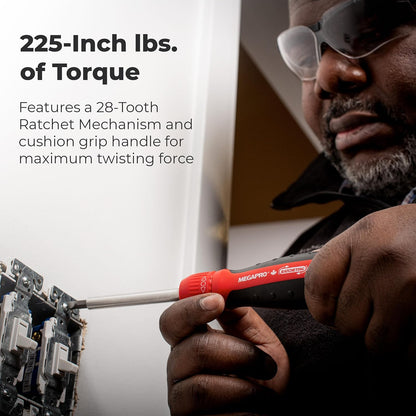 MegaPro 13-in-1 Ratcheting Multi-Bit Screwdriver
