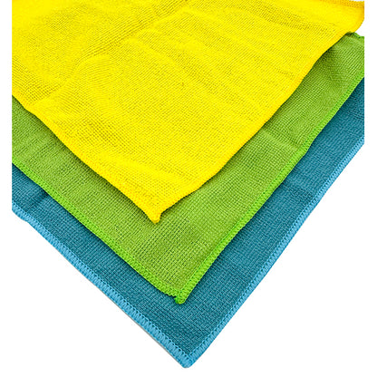 EZ Clean 12in x 12in Microfibre Cleaning Cloths - 6pk
