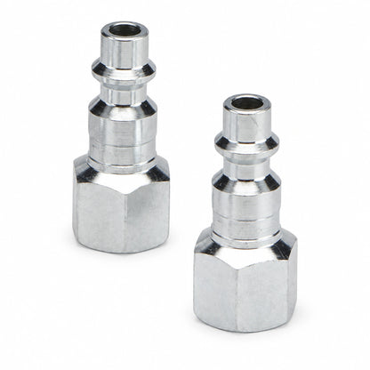 Milton 728 1/4-inch FNPT M-style air plugs, 2-pack