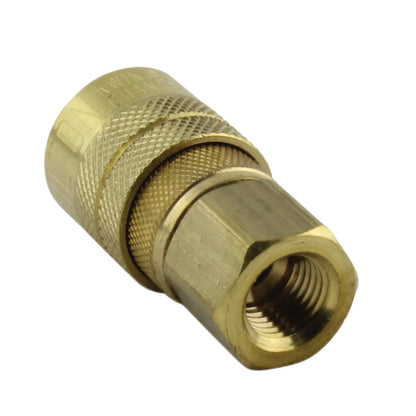 Milton 1/4in FNPT Brass M-Style Coupler