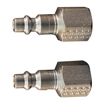 Milton 3/8in FNPT M-Style Plugs - 2pk