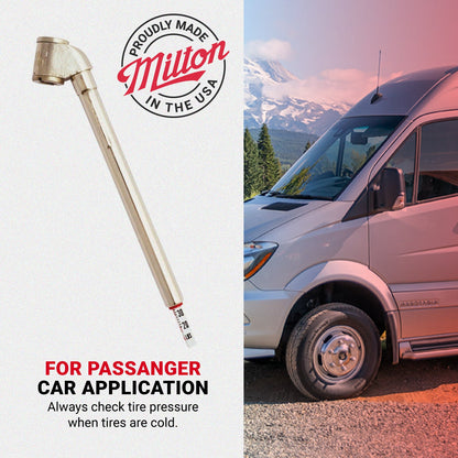 Milton 120 PSI Heavy Duty Dual Head Truck Tire Gauge