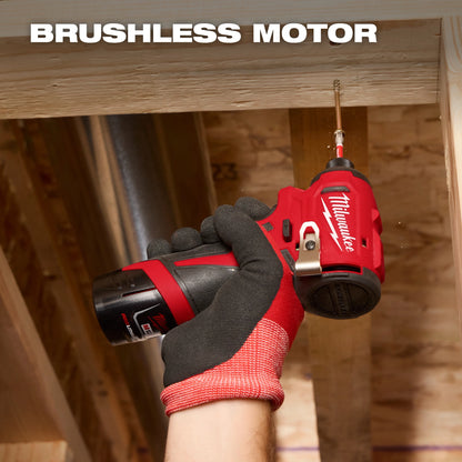 Milwaukee 3450-20 M12 impact driver feature details