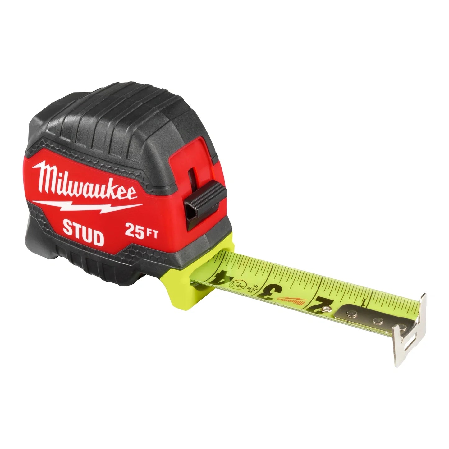Milwaukee 48-22-1425 25 ft STUD tape measure with blade extended