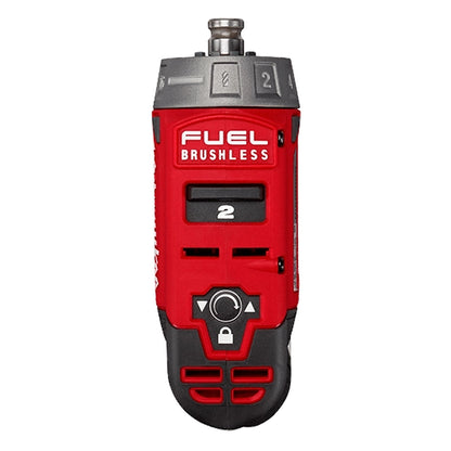 Milwaukee 2505-22 M12 FUEL installation drill/driver rear control panel