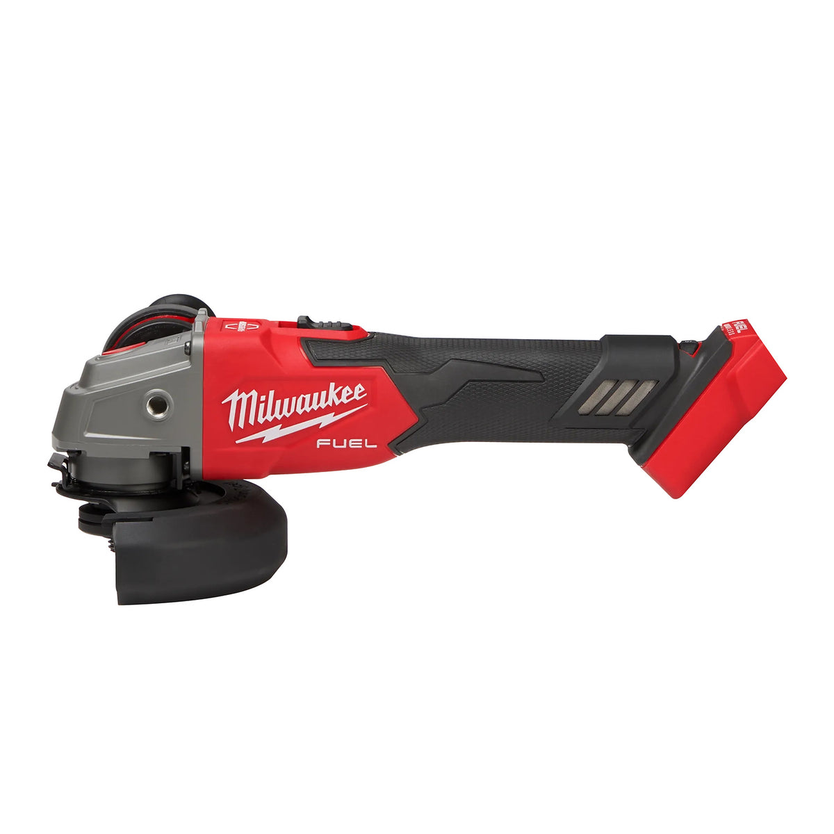 Milwaukee 2889-20 M18 FUEL variable-speed braking grinder side view