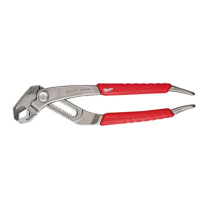 Milwaukee MF48-22-6208 8-inch comfort grip V-jaw pliers on a white background