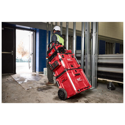 Milwaukee PACKOUT XL Tool Box transported in a modular stack