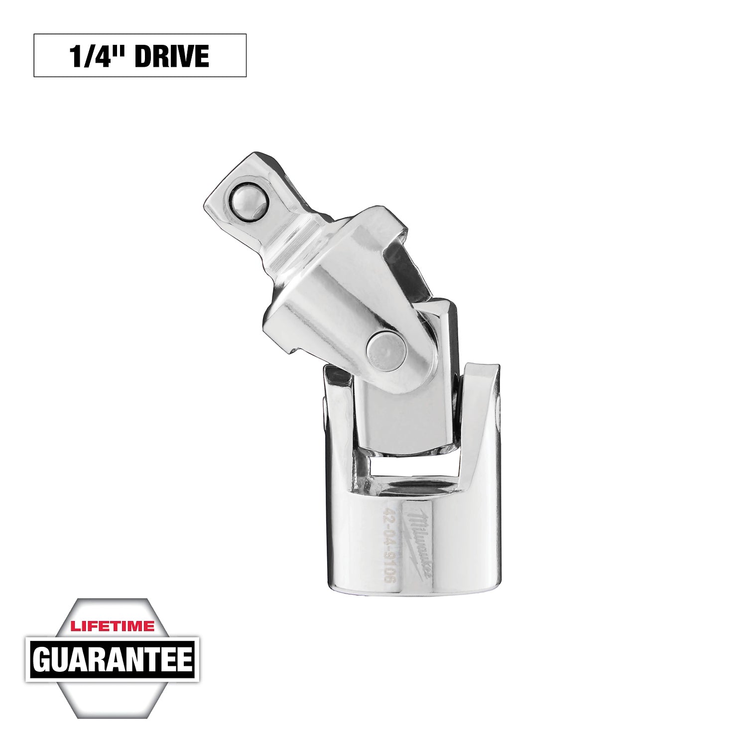 Milwaukee 1/4in drive universal joint angled access view