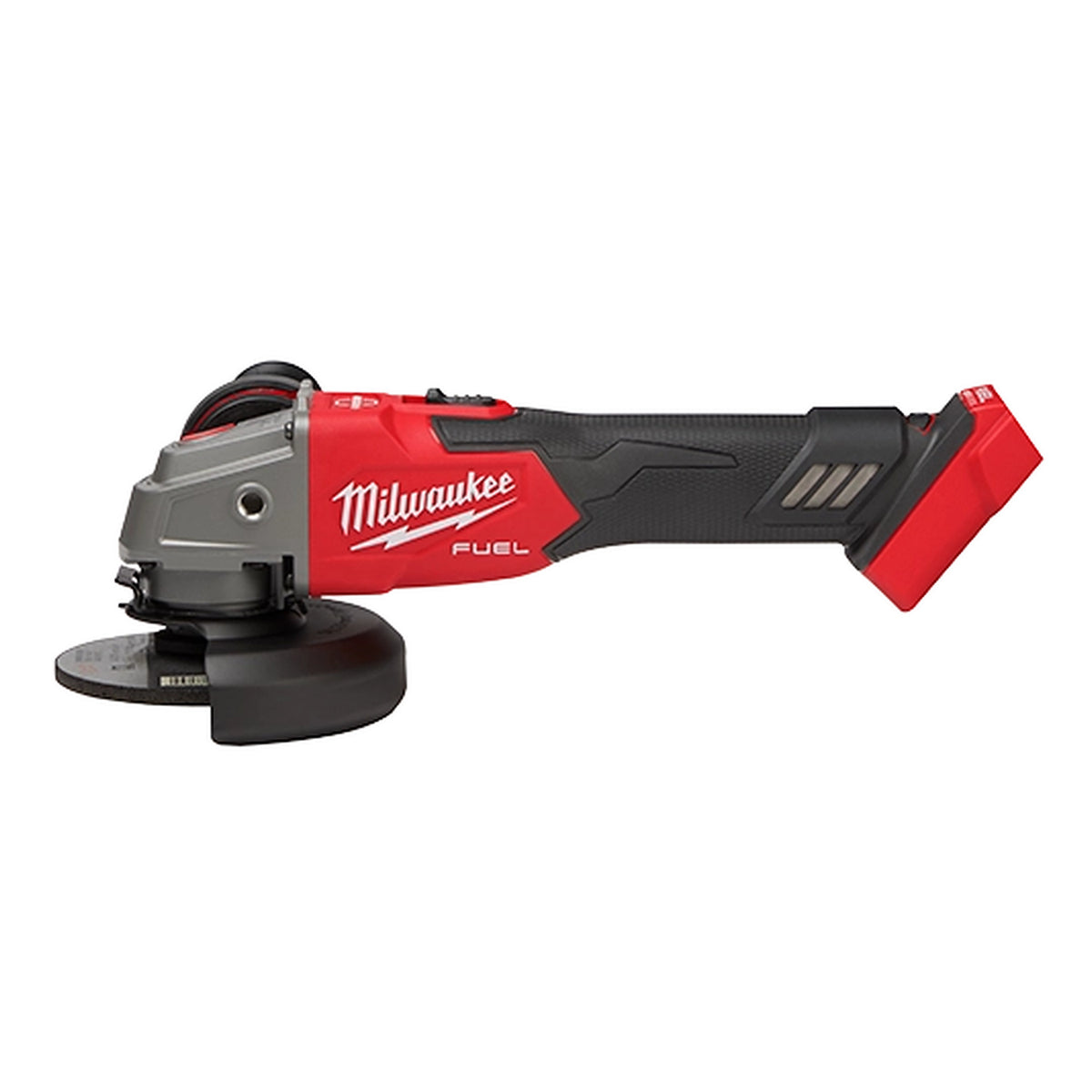 Milwaukee 2889-20 M18 FUEL variable-speed braking grinder alternate side view