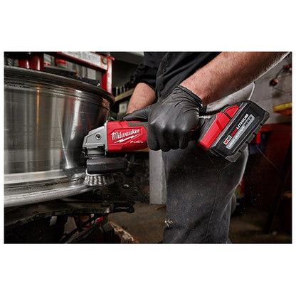 Milwaukee 2889-20 M18 FUEL variable-speed braking grinder tube-finishing application