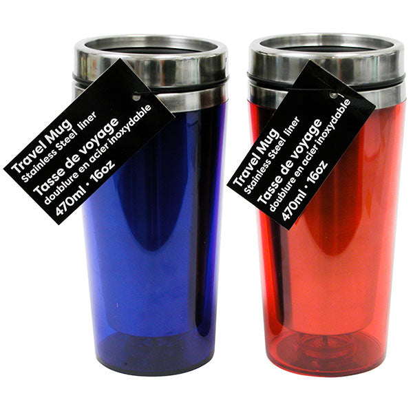 Modern Houseware 16oz Stainless Steel Travel Mug