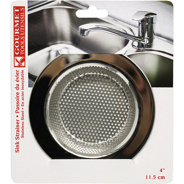 Gourmet 4in Stainless Steel Mesh Sink Strainer