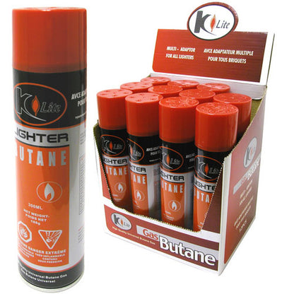 K-Light 300ml Butane Lighter Refill