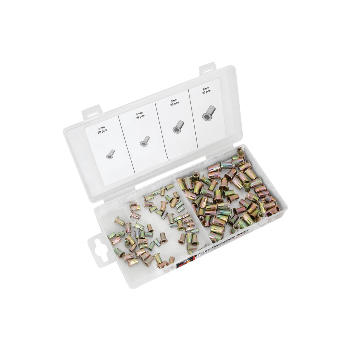 performance tool metric threaded rivet assortment w5252 (PLW5252)