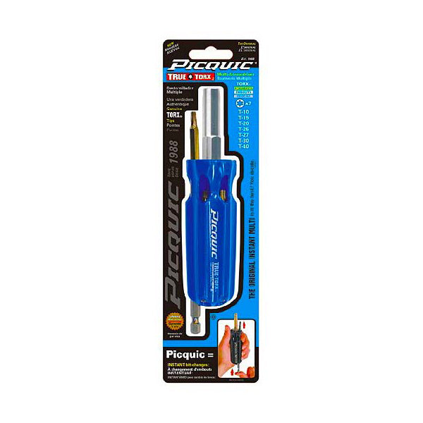 PICQUIC TRUE-TORX 7-in1 Magnetic Multi-Bit Screwdriver