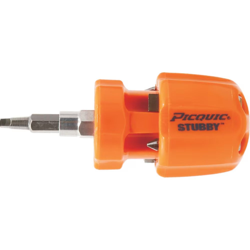 PICQUIC STUBBY 6-in1 Magnetic Multi-Bit Screwdriver