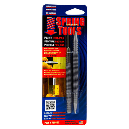 Spring Tools Paint Pro Pak Nail Set and Door Pin Removal Tools